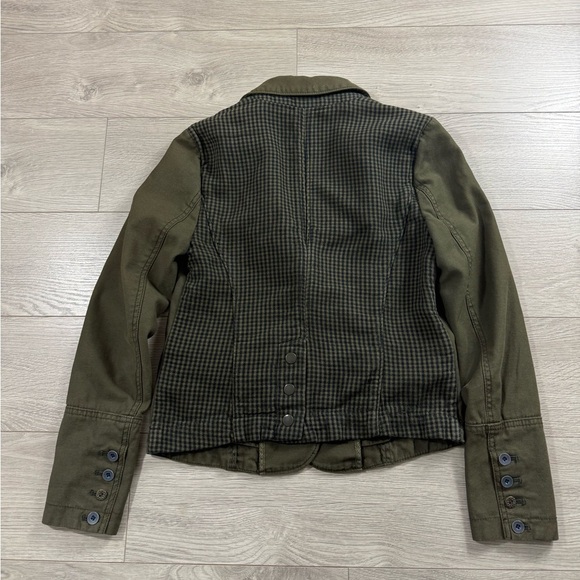 Anthropologie Hei Hei Delaine Houndstooth Utility Jacket - Picture 3 of 11